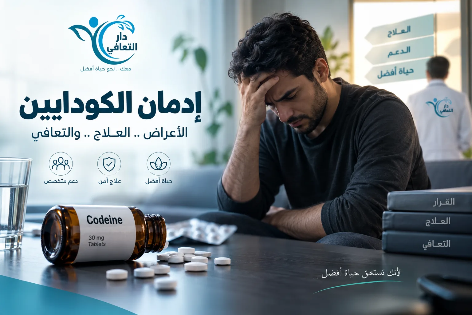 علاج إدمان الكودايين | الأعراض والانسحاب والتعافي