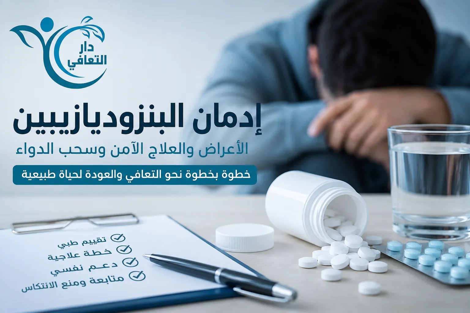 إدمان البنزوديازيبين | الأعراض والعلاج وسحب الدواء