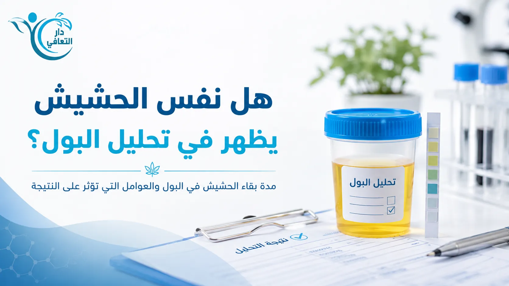هل نفس الحشيش يظهر في تحليل البول؟ مدة بقائه ونتيجة THC